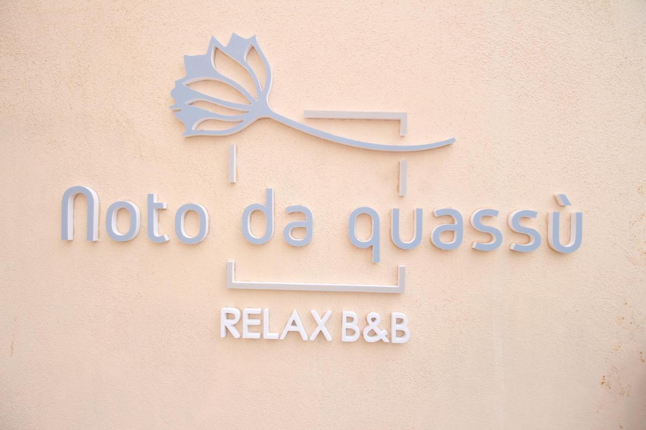 Noto Da Quassu' Bed And Breakfast Exterior foto